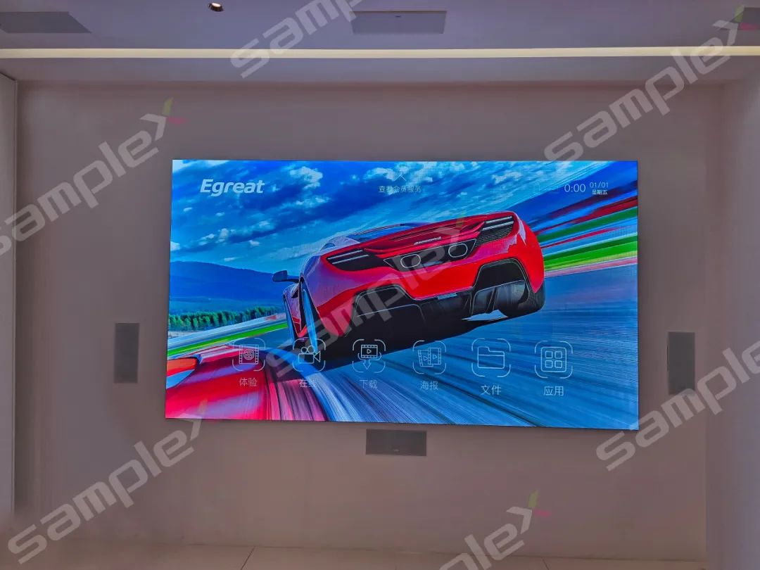 Samplex賽普LED壁紙屏：用 “隱形巨幕”，打造豪華家庭影院